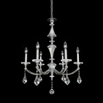 Floridia Chandelier - Chrome / Firenze Clear