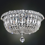 Betti Ceiling Light Fixture - Chrome / Firenze Clear