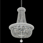 Napoli Pendant - Chrome / Firenze Clear