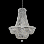 Napoli Pendant - Chrome / Firenze Clear