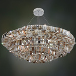Gehry Pendant - Chrome / Firenze Mixed