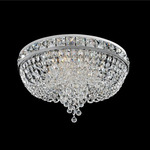 Cascata Ceiling Light - Chrome / Firenze Clear