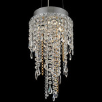 Tenuta Convertible Mini Pendant - Chrome / Firenze Clear