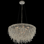 Massimo Pendant - Chrome / Firenze Clear