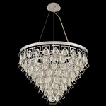 Carmella Pendant - Chrome / Firenze Clear