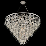 Carmella Pendant - Chrome / Firenze Clear