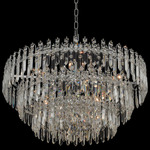 Pandoro Pendant - Chrome / Firenze Clear