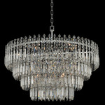 Pandoro Pendant - Chrome / Firenze Clear