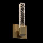 Apollo Wall Sconce - Brushed Champagne Gold / Firenze Clear
