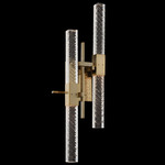 Apollo Wall Sconce - Brushed Champagne Gold / Firenze Clear