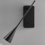 Skybell Wall Sconce - Ebony Black