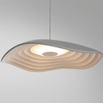 Valentina Pendant - Light Grey / White