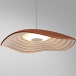 Valentina Pendant - Terracotta / White
