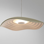 Valentina Pendant - Olive Grey / White