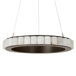 Avalon Chandelier - Bronze / Alabaster