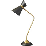 Mid Century Modern Table Lamp - Vintage Bronze / Matte Black