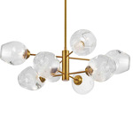 Abii Chandelier - Vintage Bronze / Clear / Clear