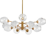 Abii Chandelier - Vintage Bronze / Clear / Clear