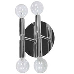 Ava Wall Sconce - Polished Chrome