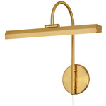 LED Hardwire or Plug-In Picture Light - Aged Brass