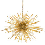 Boivin Chandelier - Matte Brass