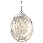 Marco Polo Chandelier - Nickel / Clear