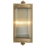 Glorious Wall Sconce - Matte Brass / Clear