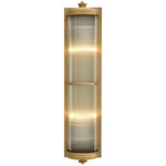 Glorious Wall Sconce - Matte Brass / Clear