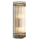Gulf Wall Sconce - Bronze / Clear