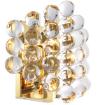 Mylo Wall Sconce - Gold / Clear