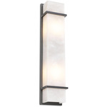 Spike Wall Sconce - Bronze / Alabaster