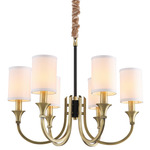 Pacentro Chandelier - Francesco Brass / White