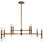 Gerace Chandelier - Winter Brass