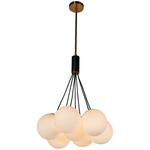 Rome Chandelier - Beaufort Brass / Cream