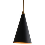 Orly Pendant - Beaufort Brass / Matte Black