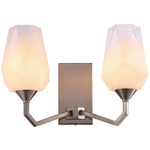 Altomonte Bathroom Vanity Light - Giovanni Nickel / Opaque Gradient