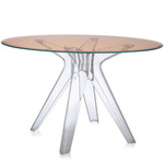 Sir Gio Table - Transparent / Bronze