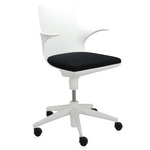 Spoon Office Chair - White / Black
