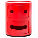 Componibili Smile Storage Tower - Red