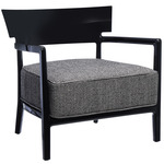 Cara Armchair - Black / Black Upholstery