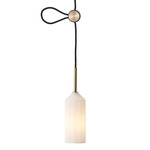 Pliverre Pendant - Black / White
