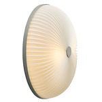 Lamella Wall / Ceiling Light - Brushed Aluminum / White