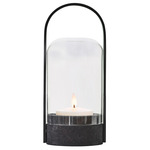 Candlelight Portable Lantern - Black / Clear