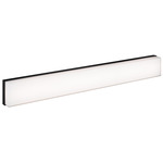 Kabu Bathroom Vanity Light - Oxidized Black / White