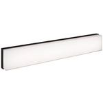 Kabu Bathroom Vanity Light - Oxidized Black / White