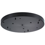 Low Voltage Round Multi Ceiling Canopy - Oxidized Black