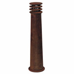 Rusty Outdoor Bollard - Rust