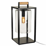 Dome UL Outdoor Portable Table Lamp - Anthracite / Clear