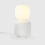Reflection Oblo Table Lamp - White / White