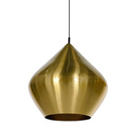 Beat Stout LED Pendant - Brushed Brass